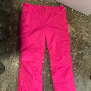 Firefly pink snowpants size medium woman’s